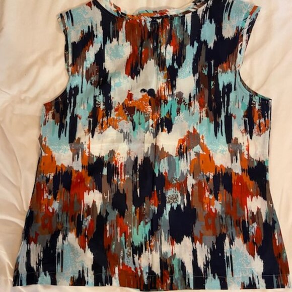 TSD TWO STAR DOG WOMENS MULTI COLOR SLEEVELESS TOP SIZE L - Picture 2 of 3